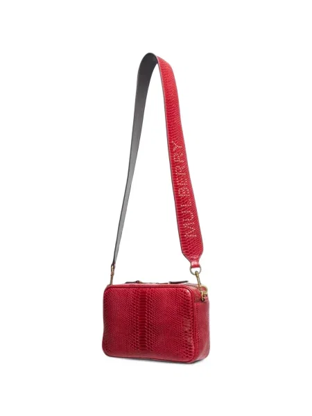 Geantă Mulberry cu model piele de șarpe roșu