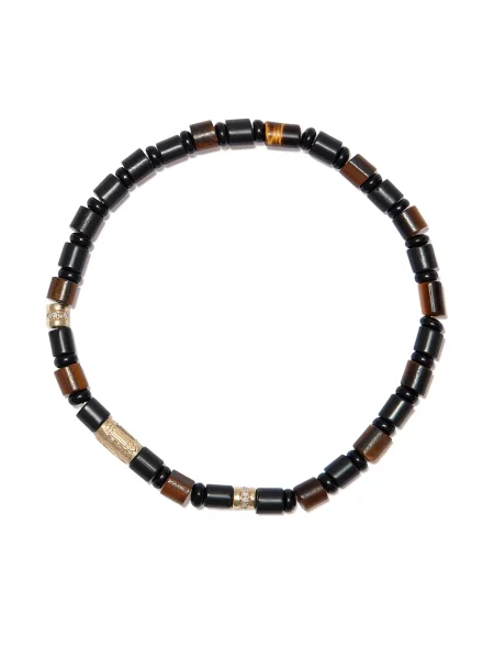 Гривна Luis Morais мъниста жълто