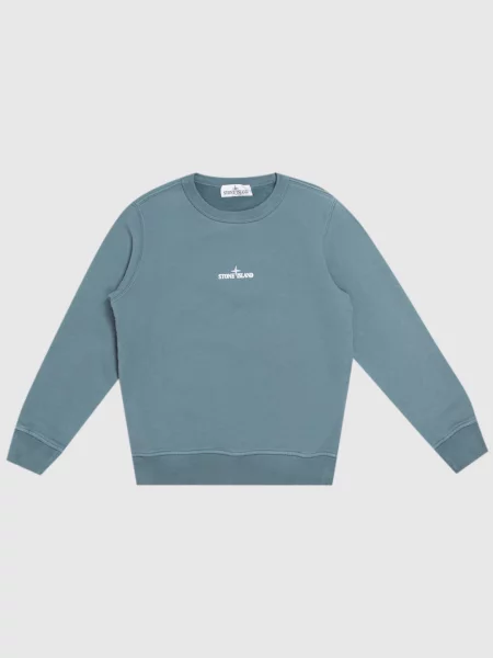 Детский свитшот Stone Island синий
