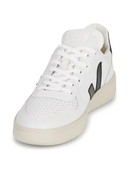Pantofi Veja din piele alb
