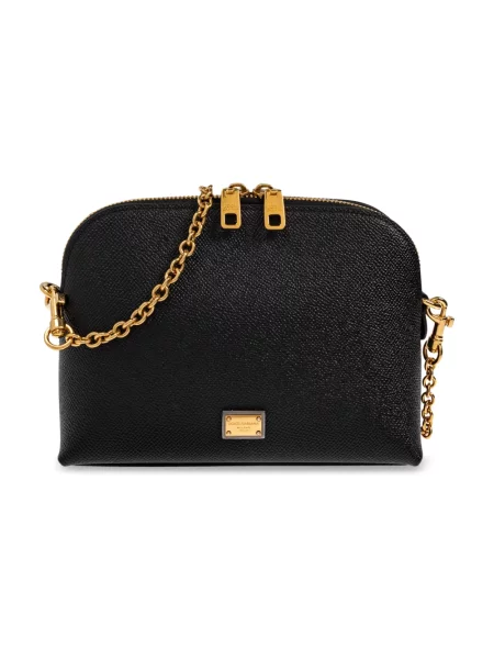 Torebka Dolce And Gabbana skórzana czarna