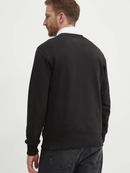 Mikina Calvin Klein Jeans s potiskem černá