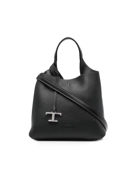 Torebka Tod's skórzana czarna