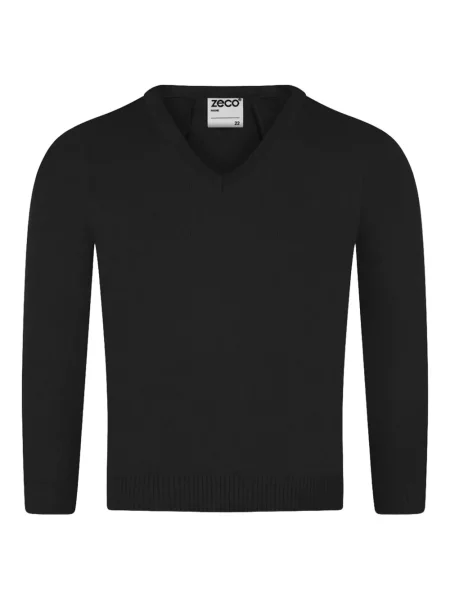 Sweter dziecięcy Zeco Schoolwear czarny