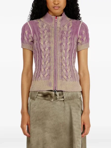 Cardigan Diesel tricotate violet