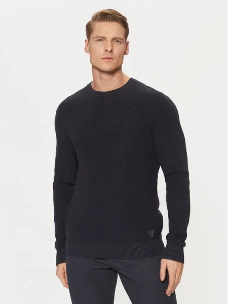 Guess Pulover Bleumarin