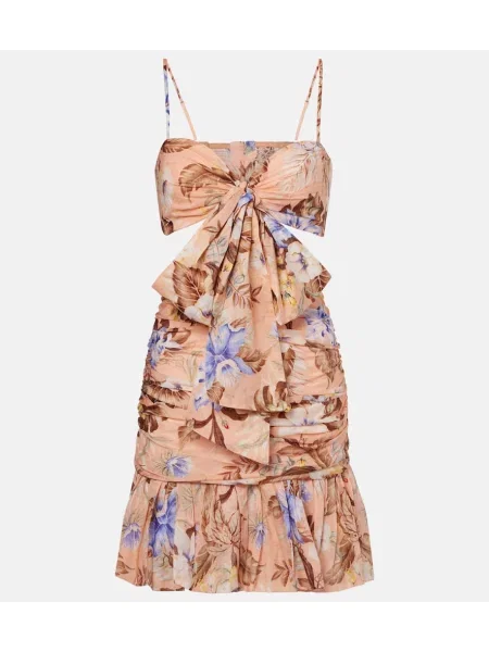 Rochie Zimmermann cu model floral roz