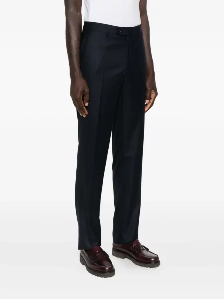 Pantaloni Stefano Ricci de lână albastru