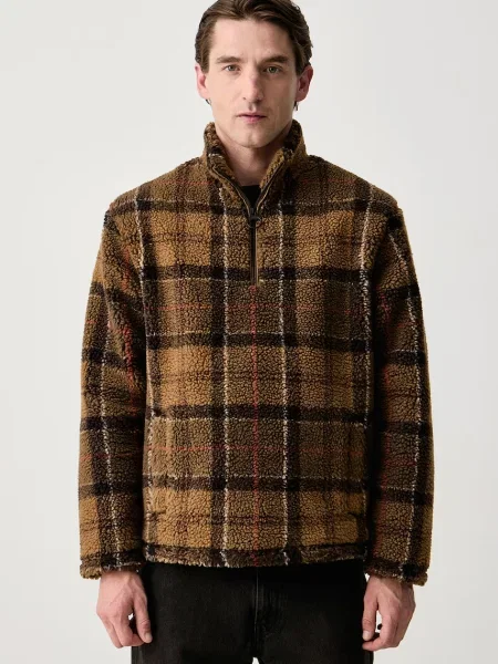 Barbour mikina fleecová Hartley béžová