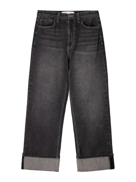 Bershka Kavbojke denim siv