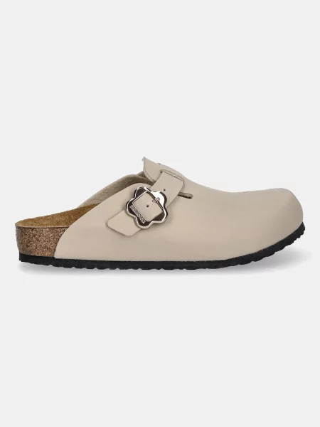 Natikači Birkenstock Boston Flower Buckle S bež