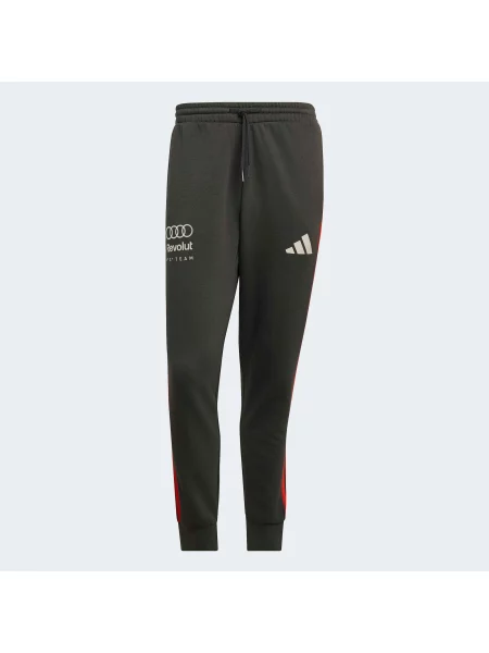 ADIDAS PERFORMANCE Sportinės kelnės Audi Formula One Team DNA tamsiai pilka / raudona balta