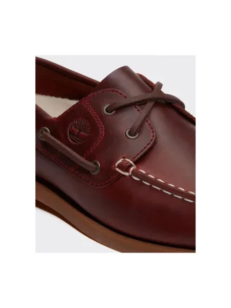 Półbuty Timberland skórzane czerwone