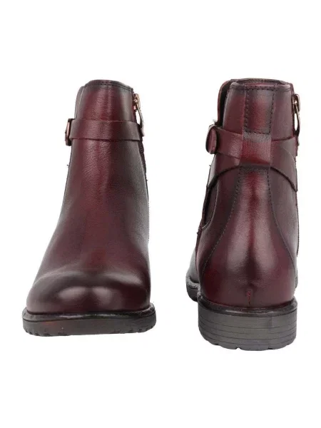 Kotníkové boty Ara červené