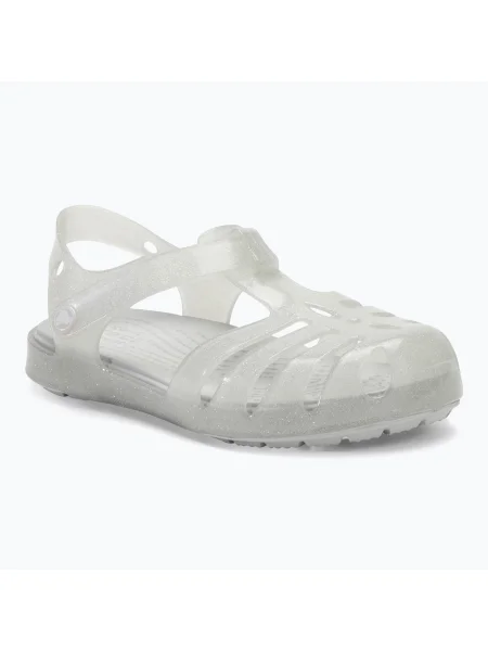Детски сандали Crocs Isabella Glitter silver glitter