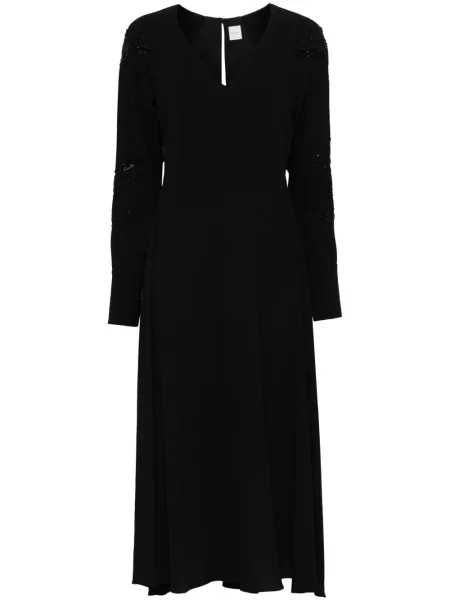 Sukienka Paul Smith z koralikami garniturowa czarna
