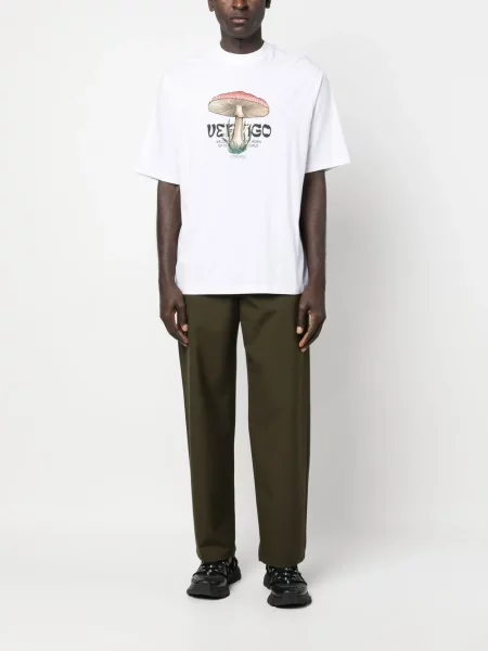 Raštuotas marškinėliai Marcelo Burlon County Of Milan balta