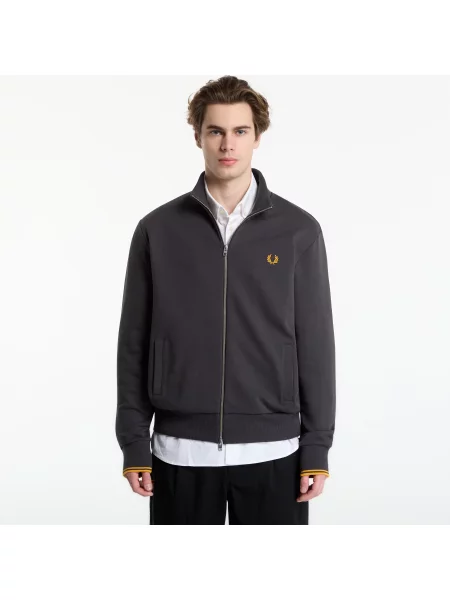 Суичър с цип Fred Perry сиво