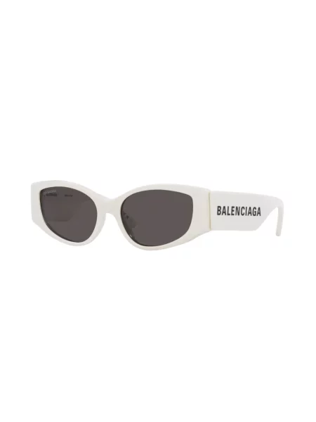 Raštuotos saulės akiniai Balenciaga Eyewear balta