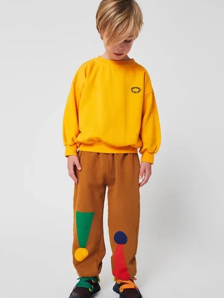 Bobo Choses tepláky Chess Pawn hnědé