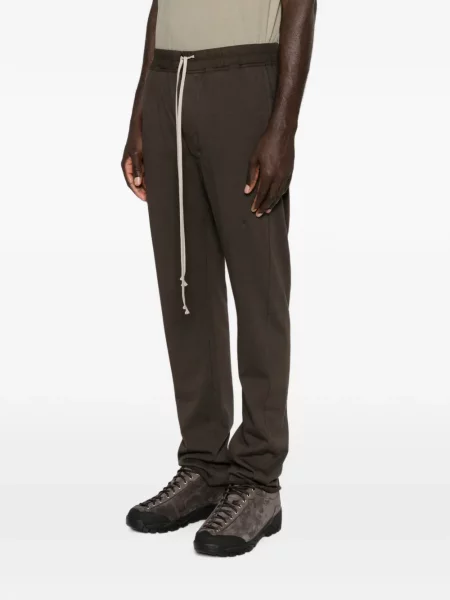 Τρέξιμο παντελόνι Rick Owens Drkshdw με κορδόνι καφέ