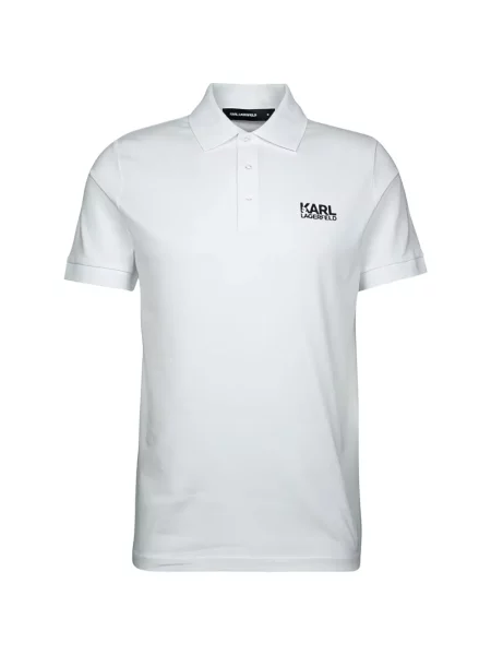 Polo Karl Lagerfeld cu imagine alb