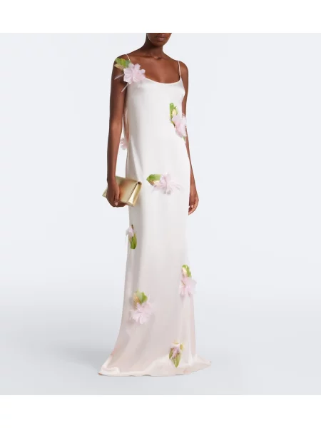 Satenska obleka The New Arrivals Ilkyaz Ozel roza