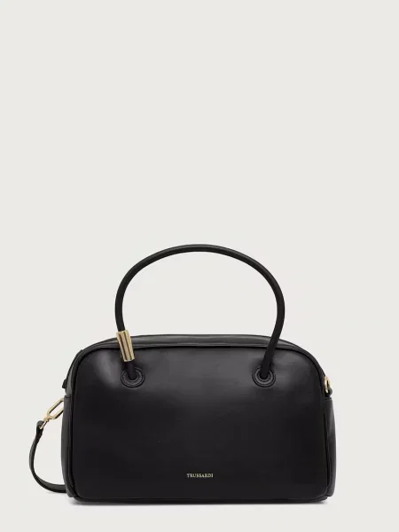 Trussardi geantă crossbody pentru femei din piele negru