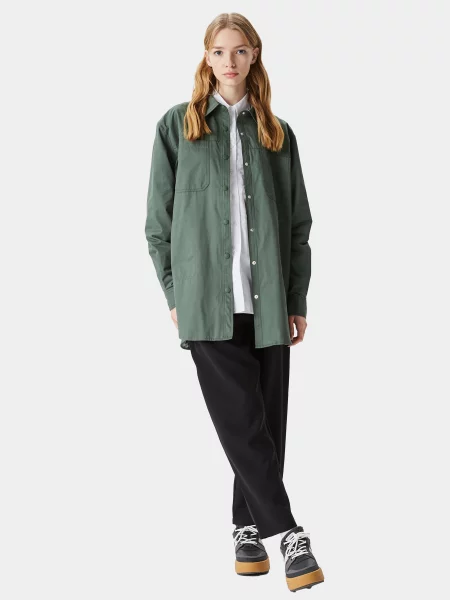 Рубашка Lacoste зеленая