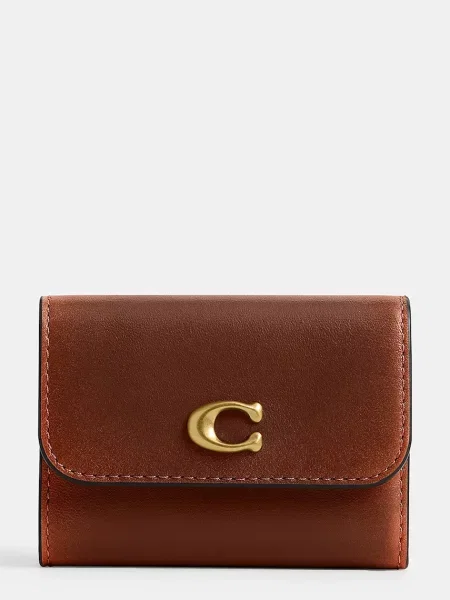 Portofel Coach din piele maro