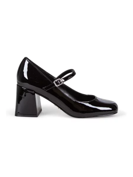 Czółenka Steve Madden skórzana czarna