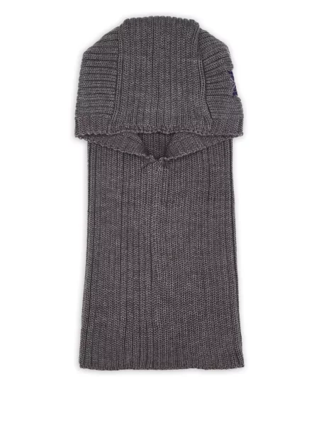 Čepice Needles s výšivkou šedý