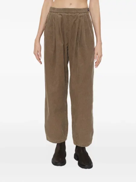 Pantaloni Rethinkit Studios de catifea cord maro