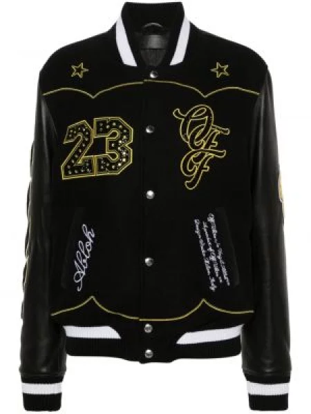 Geacă bomber Off-white alb