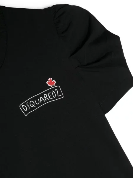 Koszulka dziecięca Dsquared2 czarna