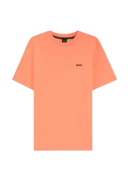 Tricou Boss cu imagine portocaliu