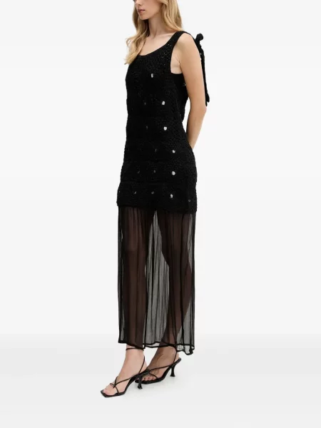 Rochie maxi Never Fully Dressed de costum negru