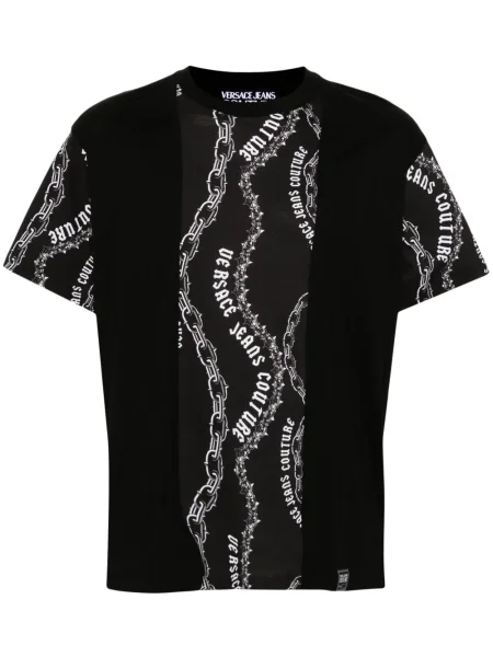 Tricou Versace Jeans Couture negru