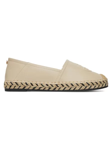 Espadryle beżowe