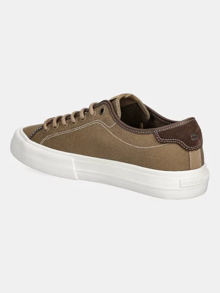 Tenisky Tommy Hilfiger TH HI VULC STREET CANVAS hnědá