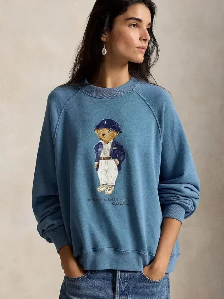 Polo Ralph Lauren pulover pentru femei cu albastru