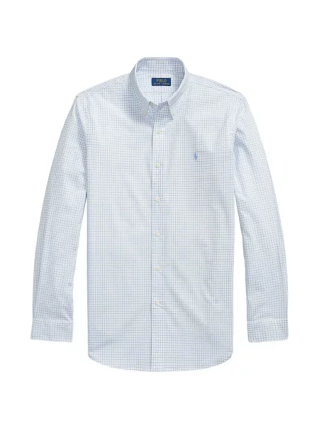 Șosete Polo Ralph Lauren cu model herringbone cu broderie plasă albastru