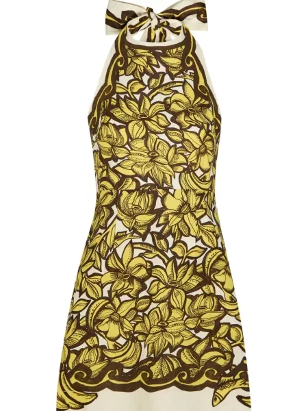 Rochie mini Alemais galben