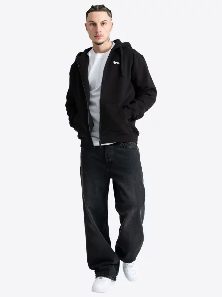 Флисовый свитер Lonsdale черный