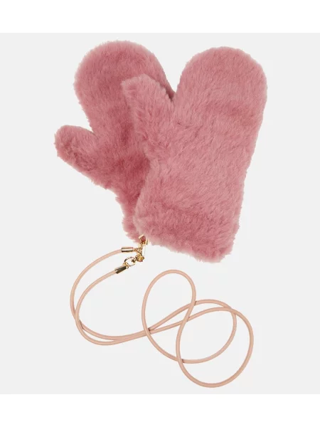 Rokavice Max Mara roza
