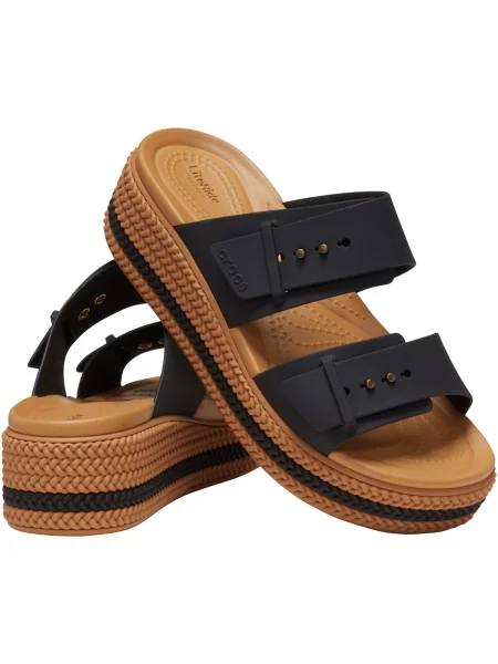Pantofi Crocs cu cataramă negru