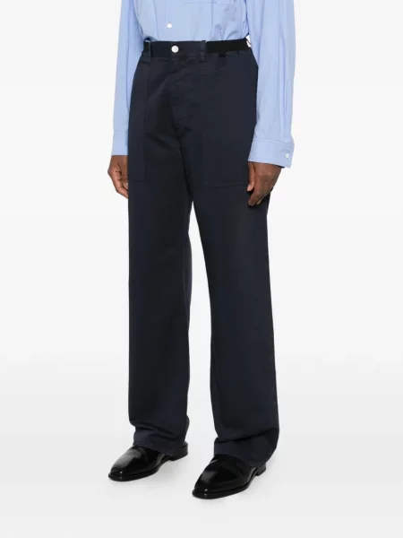 Pantaloni Mm6 Maison Margiela albastru