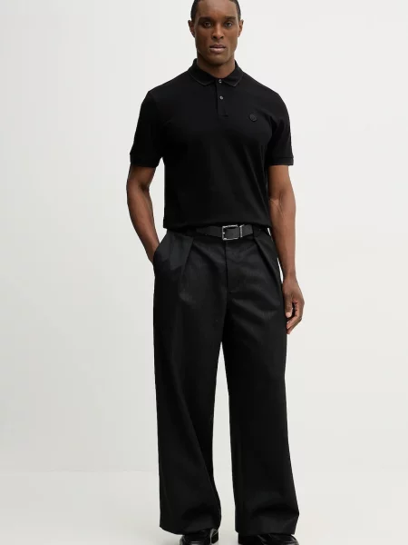 Polo majica BOSS C-Parris 98 bez uzorka crna