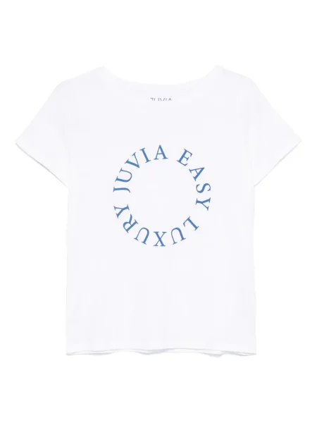 Koszulka Juvia z nadrukiem biała