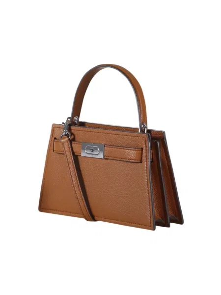 Torebka Tory Burch skórzana brązowa